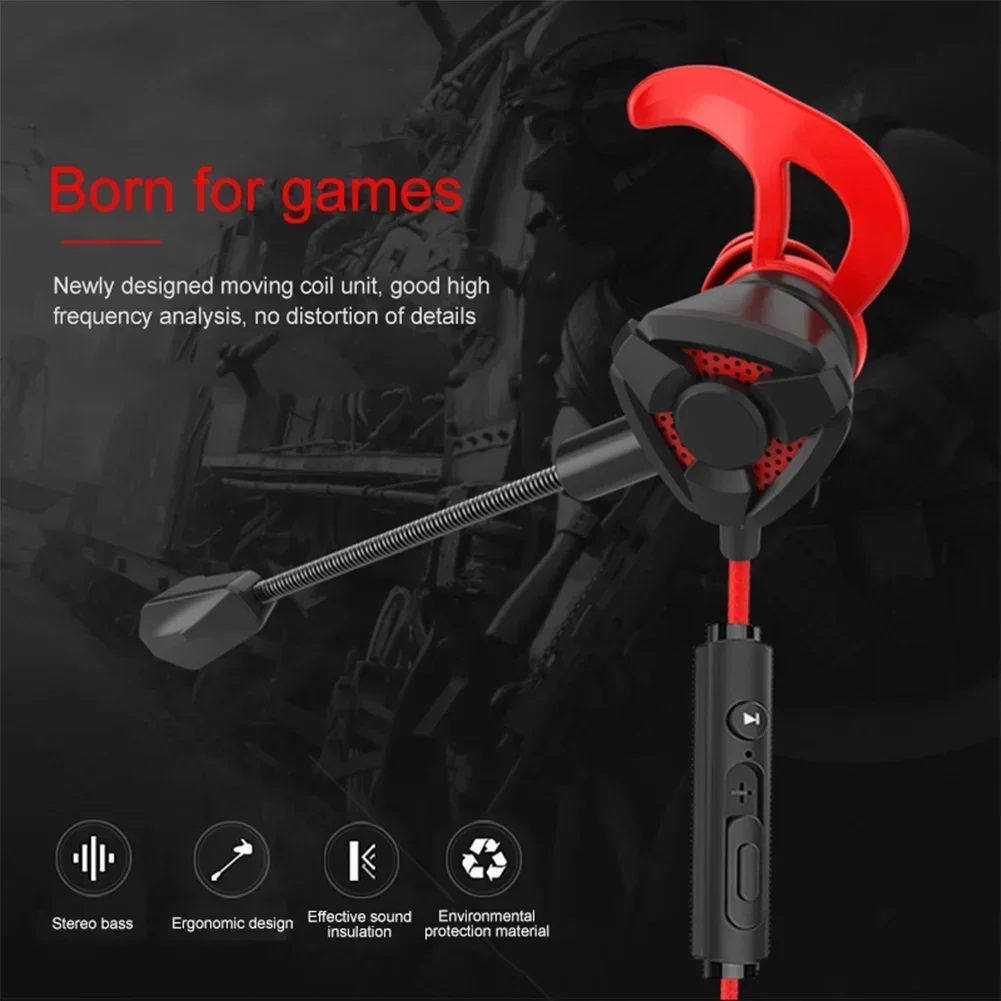 Wired Earphone Mic - Headset Gamer Headphones Wired Earphone Gaming