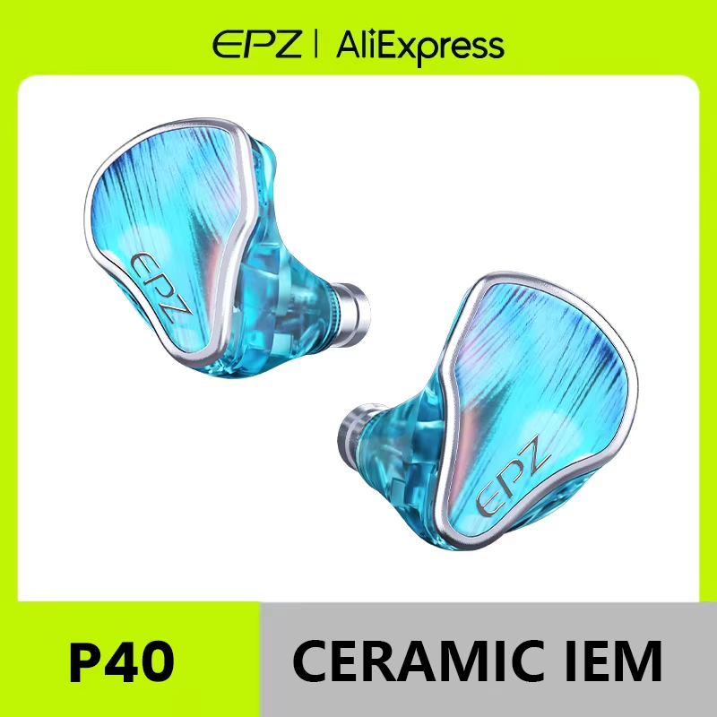 Audiophile Headphone Wired - EPZ P40 Star Trails PZT Ceramic