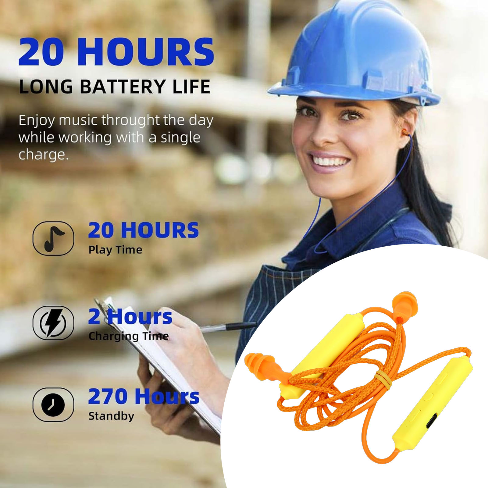 Bluetooth Headset On Ear - Ear Plugs Bluetooth Headset For Work,