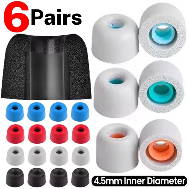 6/1Pairs Soft Memory Foam Earb - огляд і ціна Earphone Foam Tip
