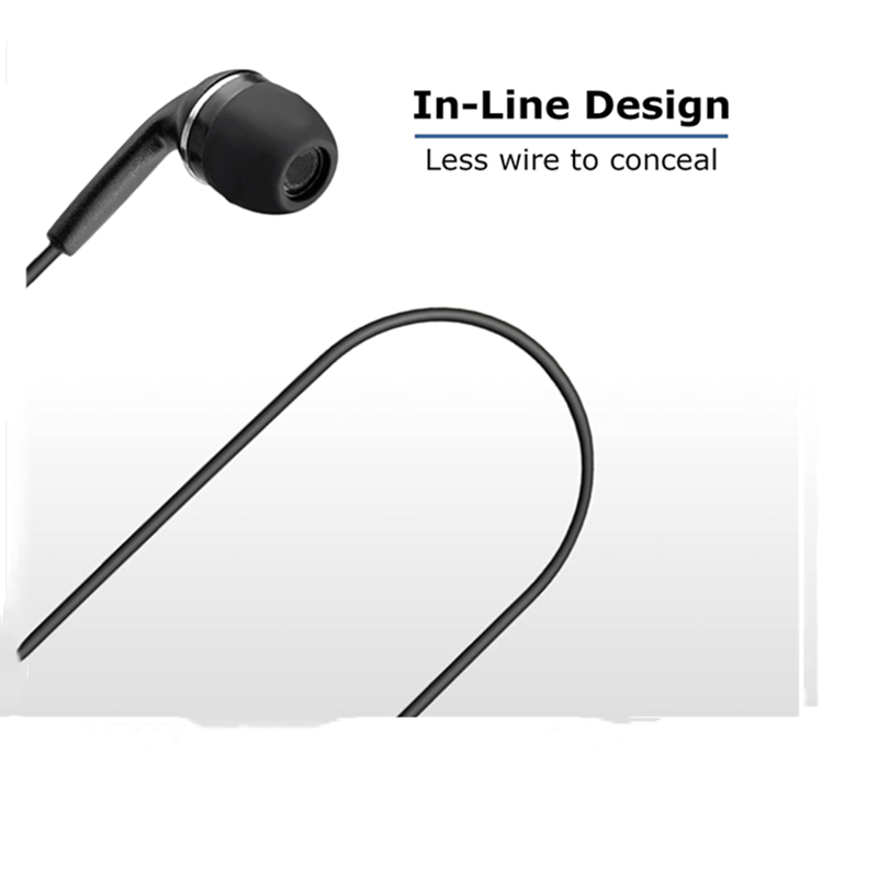 Rubber Earpiece and Mic Headse - огляд і ціна Wired Earphone Mic