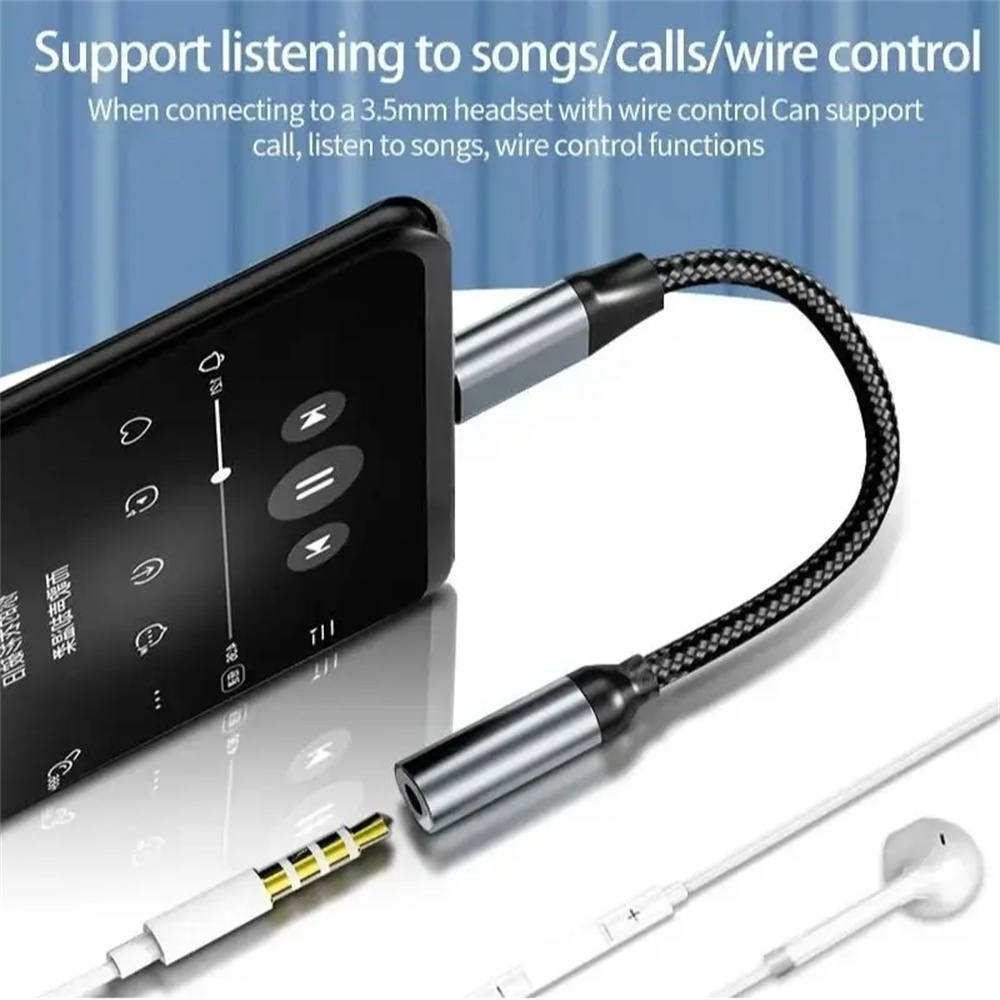 USB Type C To 3.5mm Audio Adap - огляд і ціна Audiophile Headphone Wired