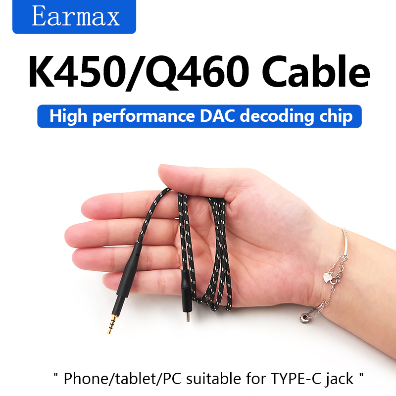For AKG Q460 K480 K450 K452 K4 - огляд і ціна Usb C Earphone