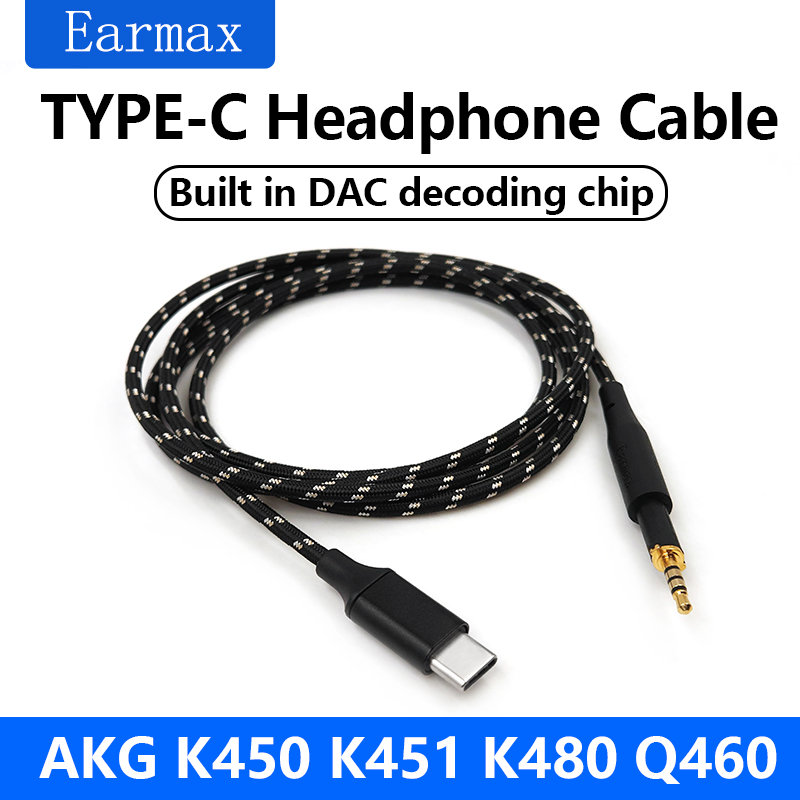 For AKG Q460 K480 K450 K452 K4 - огляд і ціна Usb C Earphone